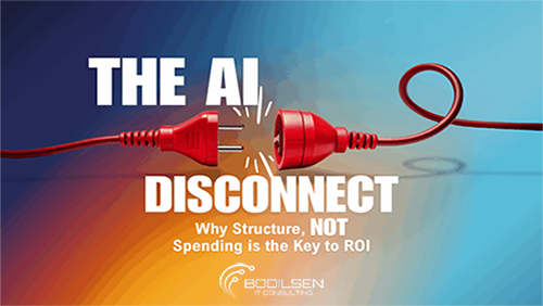 The AI Disconnect – Why Structure, Not Spending, is the Key to Real AI ROI